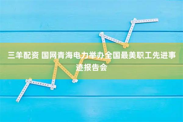 三羊配资 国网青海电力举办全国最美职工先进事迹报告会