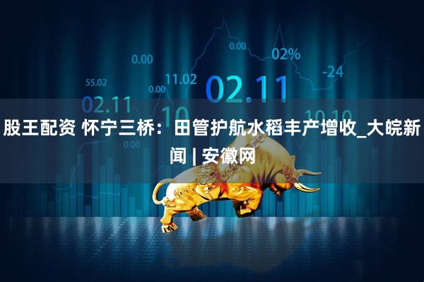 股王配资 怀宁三桥：田管护航水稻丰产增收_大皖新闻 | 安徽网
